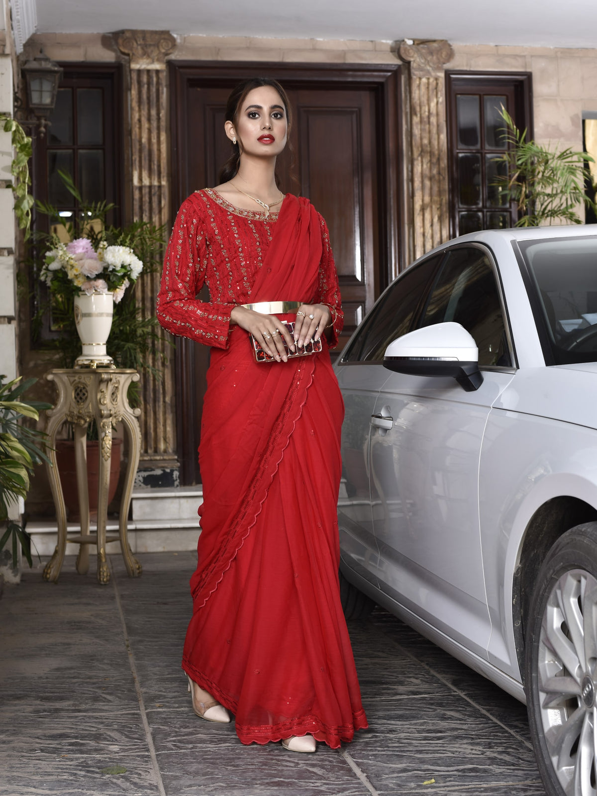 Red Saree (WH-S1-08)