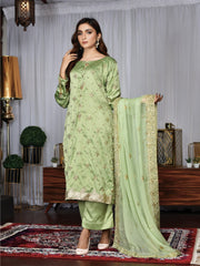 Pistachio Silk sequins and tilla embroidered (WH-S2-07)