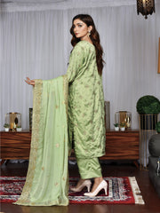 Pistachio Silk sequins and tilla embroidered (WH-S2-07)