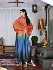 Tie N dye silk kaftan (WH-S2-10)