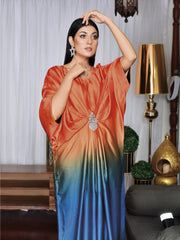 Tie N dye silk kaftan (WH-S2-10)